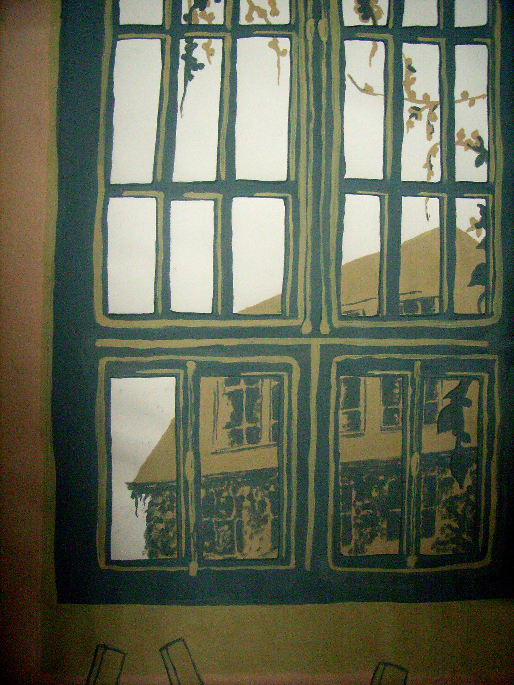 Peinture de Jane Jack, manufacture des Gobelins