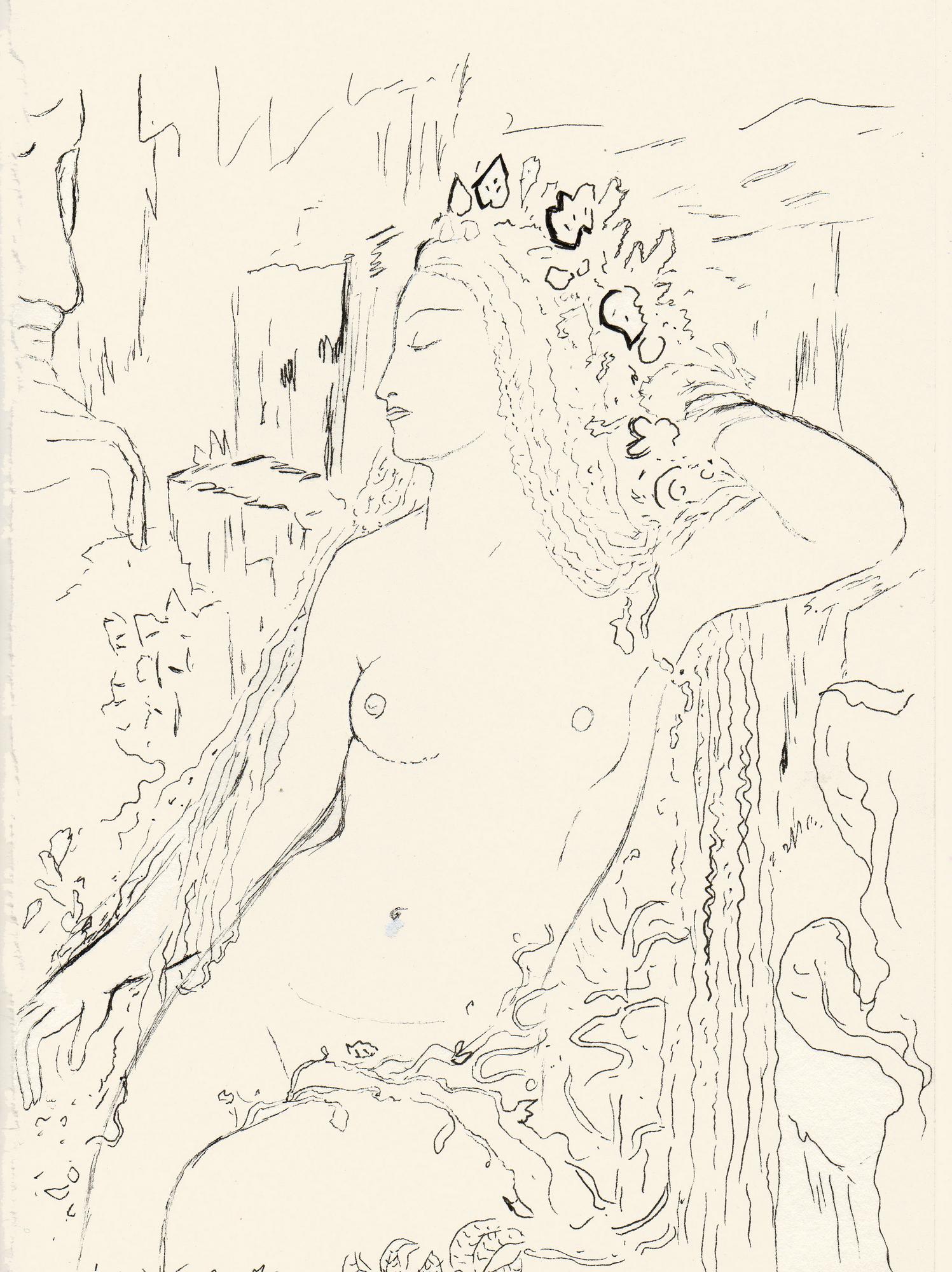 Philippe Caron, d'après Moreau, Polyphème